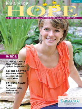 Hopea Publication of the Barbara Ann Karmanos Cancer Institute