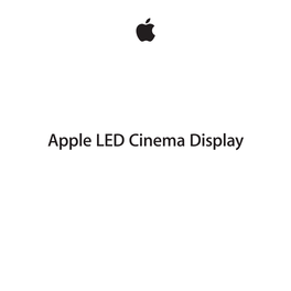 Apple LED Cinema Display  Apple Inc