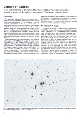 Clusters of Galaxies W, K. Huchtmeier and 0.-G