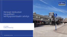 Keravan Keskustan Kaupallisen Kehityspotentiaalin Selvitys