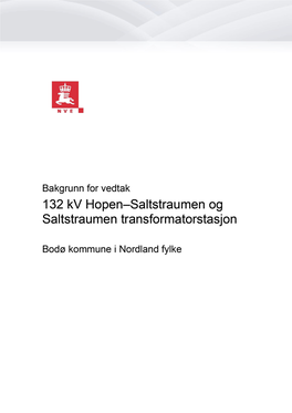 132 Kv Hopen–Saltstraumen Og Saltstraumen Transformatorstasjon