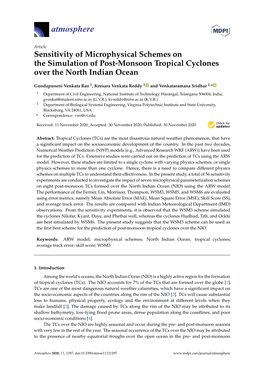 Sensitivity of Microphysical Schemes on the Simulation of Post-Monsoon Tropical Cyclones Over the North Indian Ocean