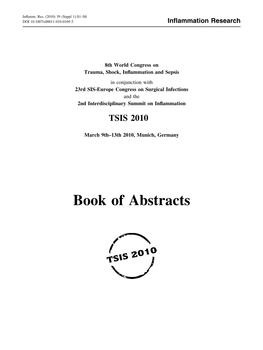 Book of Abstracts S2 Inﬂamm