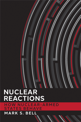 Nuclear Reactions a Volume in the Series