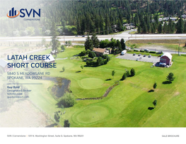 Latah Creek Short Course 5840 S Meadowlane Rd Spokane, Wa 99224