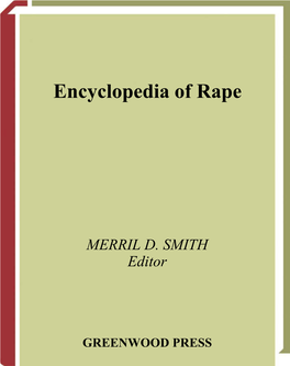 Encyclopedia of Rape