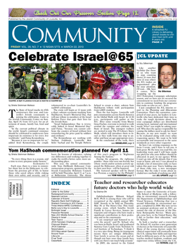 Celebrate Israel@65 Jcl Update by Stu Silberman