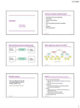 Reverse Engineering