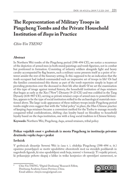 The Representation of Military Troops in Pingcheng Tombs and the Private Household Institution of Buqu in Practice