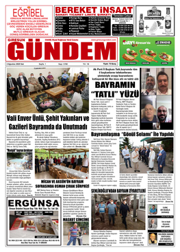 ERGÜNSA Giresun STK'larında Görevli Iş Adamı Orman Ürünleri İnşaat Day