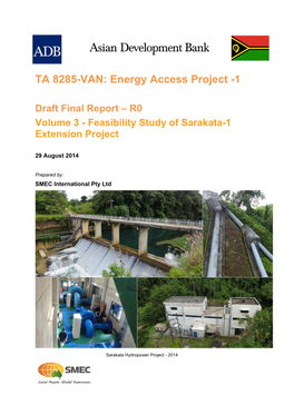 TA 8285-VAN: Energy Access Project -1