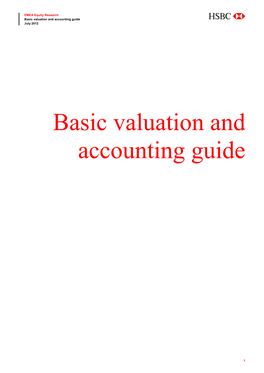 Basic Valuation and Accounting Guide Abc July 2012