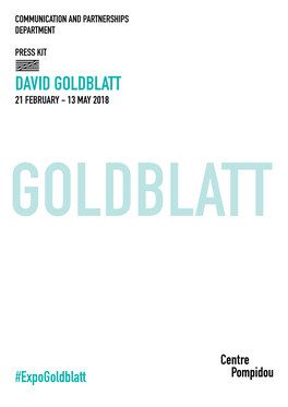 David Goldblatt 21 February - 13 May 2018 Goldblatt