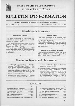 Bulletin D'information