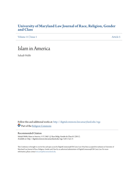 Islam in America Suhaib Webb