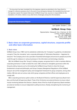 Corporate Governance Report