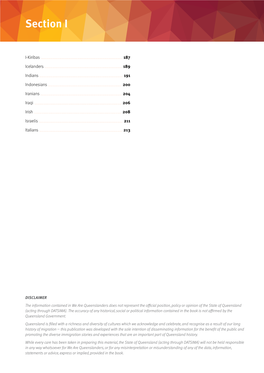 WAQ – Section I