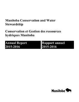 Conservation and Climate Annual Report 2015-2016
