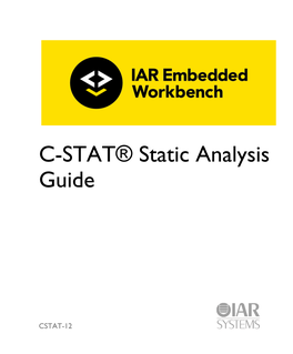 C-STAT® Static Analysis Guide