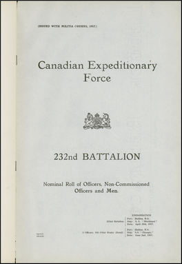 Canadian Expeditionary Force