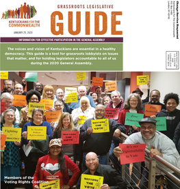 GRASSROOTS LEGISLATIVE GRASSROOTS Guide