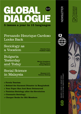 Fernando Henrique Cardoso Looks Back Sociology As Chizuko Ueno, a Vocation Vladimir Yadov Bulgaria