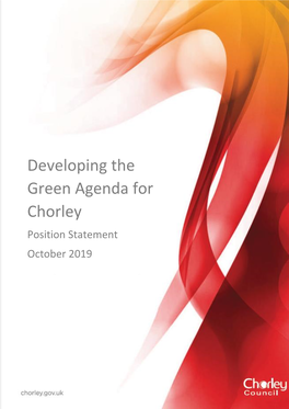 Chorley Council Pre-Plan