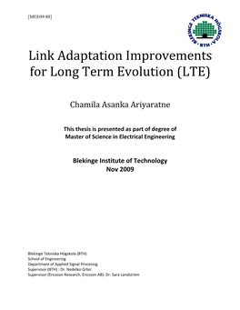 Link Adaptation Improvements for Next-Generation Cellular Networks