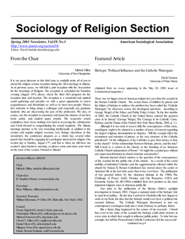 Sociology of Religion Section