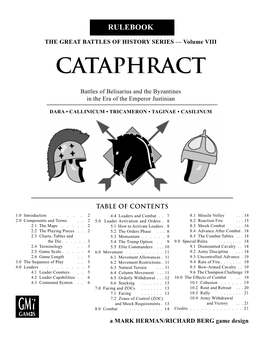 CATA Rulebook