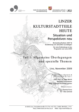 Linzer Kulturstadtteile Heute