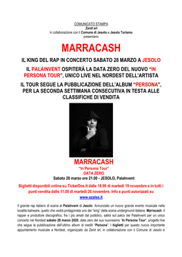 Marracash a Jesolo