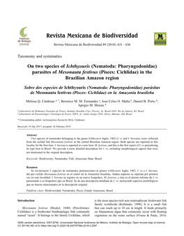 Revista Mexicana De Biodiversidad