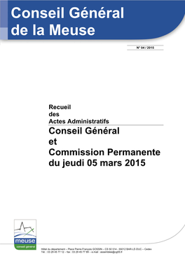 Conseil Général De La Meuse