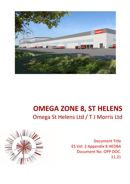 OMEGA ZONE 8, ST HELENS Omega St Helens Ltd / T J Morris Ltd