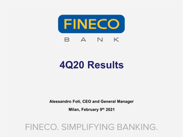 4Q20 Results