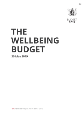 The Wellbeing Budget 2019