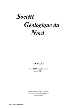 Société Géologique Nord