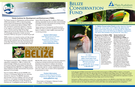 Belize Conservation Fund