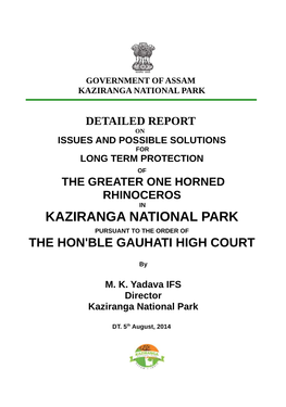Kaziranga National Park