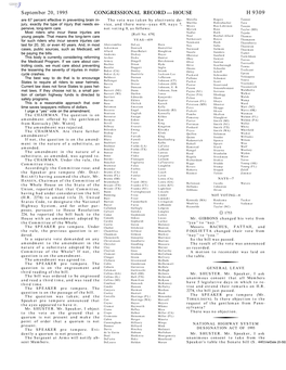 Congressional Record—House H 9309