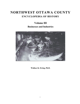 Northwest Ottawa County Encyclopedia of History