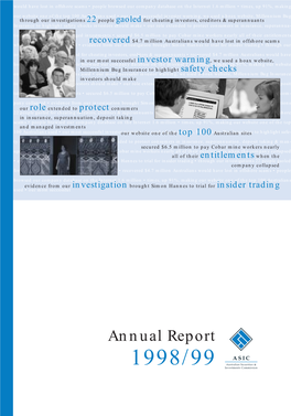 Download the Full Report Including the Financial Report