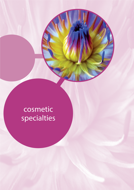 Cosmetic Specialties 34 Cosmetic Specialties