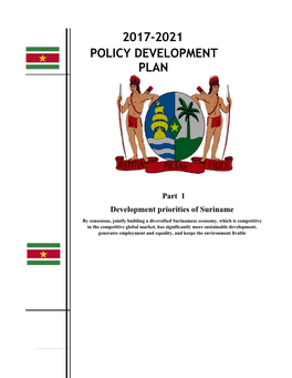 Policy Development Plan 2017
