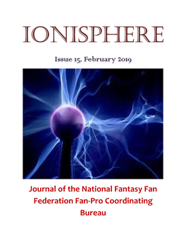 Issue 15, February 2019 Journal of the National Fantasy Fan Federation