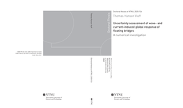 Thomas Hansen Viuff Uncertainty Assessment of Wave- and Current-Induced Global Response of Floating Bridges a Numerical Investig