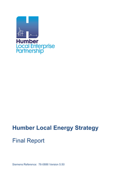 Humber Local Energy Strategy Final Report