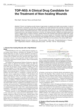 TOP-N53: a Clinical Drug Candidate for the Treatment of Non-Healing Wounds