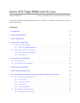 Generic SCSI Target Middle Level for Linux